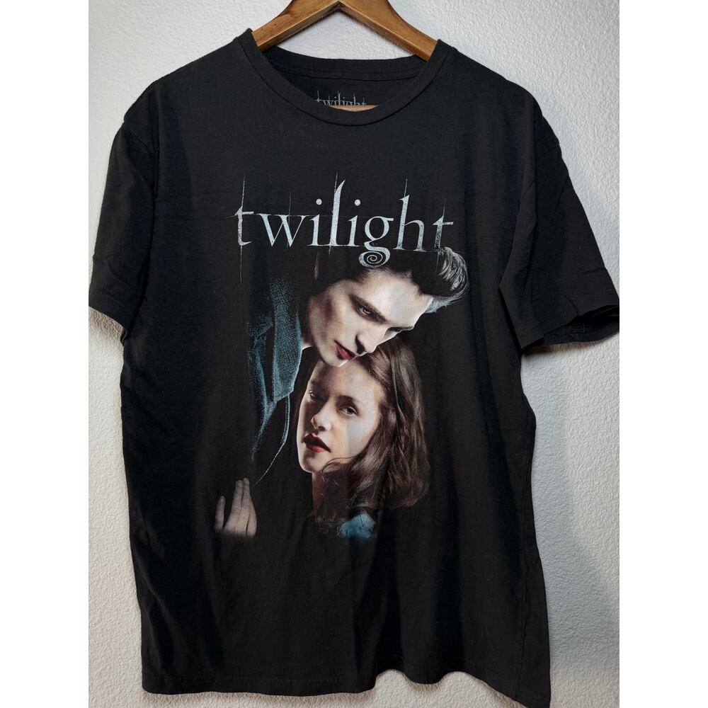 Twilight Edward & Bella Graphic Tee Shirt X-Large Black Movie Merch